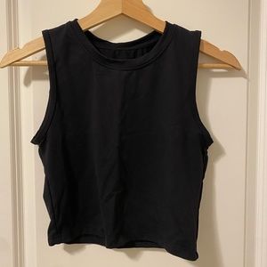 ZYIA Black High Neck Stronger Tank - Size M